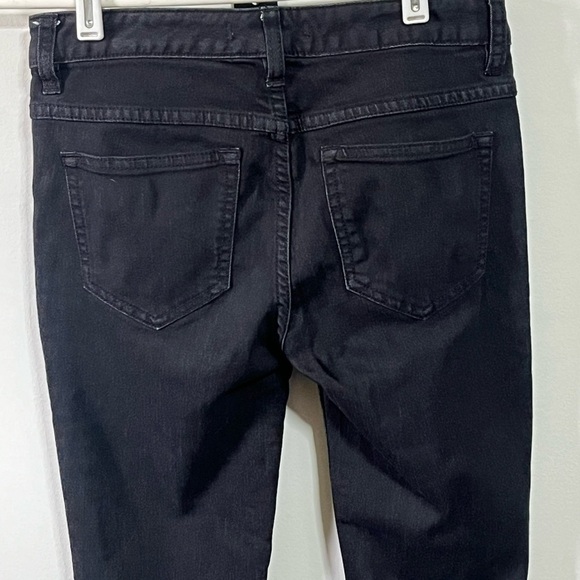 Free People Black Distressed Jeans Sz 25 - Picture 5 of 8